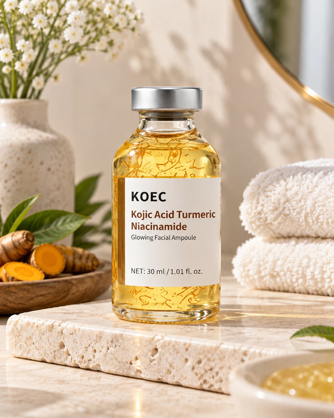 Serum de acido kojico y niacinamida para manchas y tono desparejo, KOYO